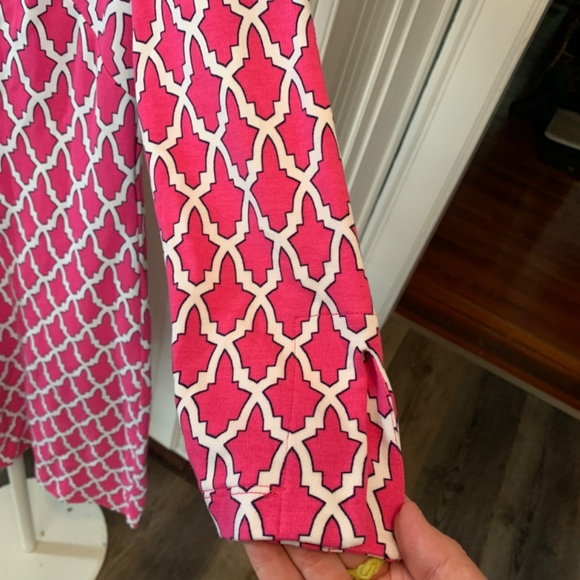 Crown &Ivy petites mixed pattern dress. Worn 2x‎ - Picture 3 of 5